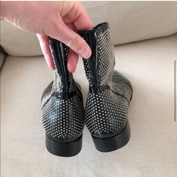 Cesare Paciotti Studded Ankle Boots