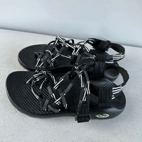 Chaco ZX/3 Women’s Sport Sandals Scatter Black &amp; White Size 7