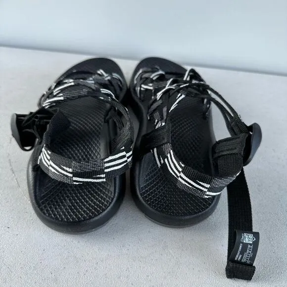 Chaco ZX/3 Women’s Sport Sandals Scatter Black &amp; White Size 7