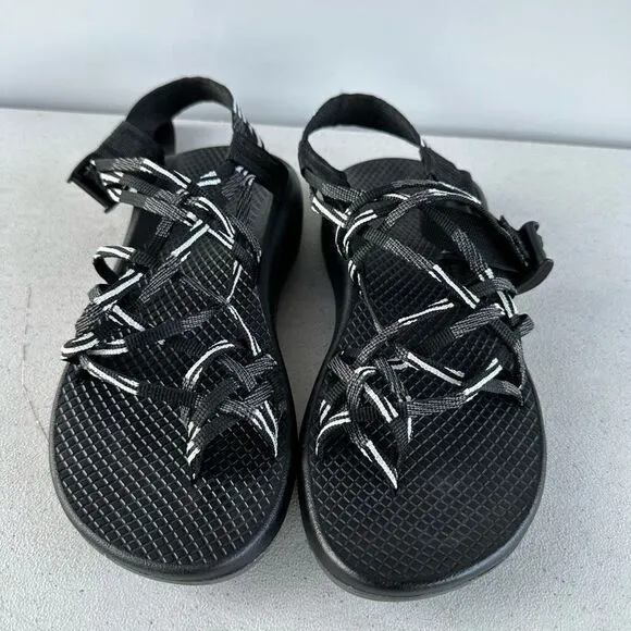 Chaco ZX/3 Women’s Sport Sandals Scatter Black &amp; White Size 7