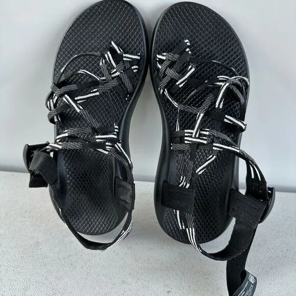 Chaco ZX/3 Women’s Sport Sandals Scatter Black &amp; White Size 7