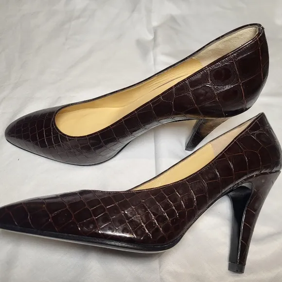 Charles Jourdan Women's Brown Leather Shoes