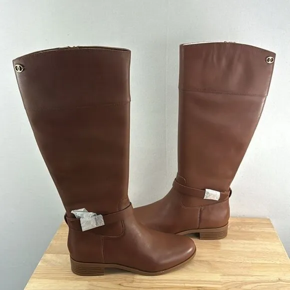 Charter Club Johannes Riding Boots- Brown Leather- Size 8.5 M- NIB