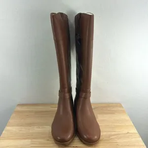 Charter Club Johannes Riding Boots- Brown Leather- Size 8.5 M- NIB
