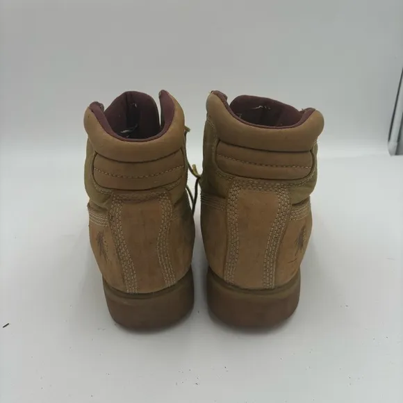 Chippewa Men’s 8 Tan Brown Nubuck Leather 6” Work Boots