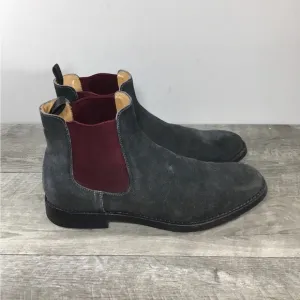 Church’s Chelsea Gray Suede Leather Dress Work Womens Boots Size 37 EU 6.5 US