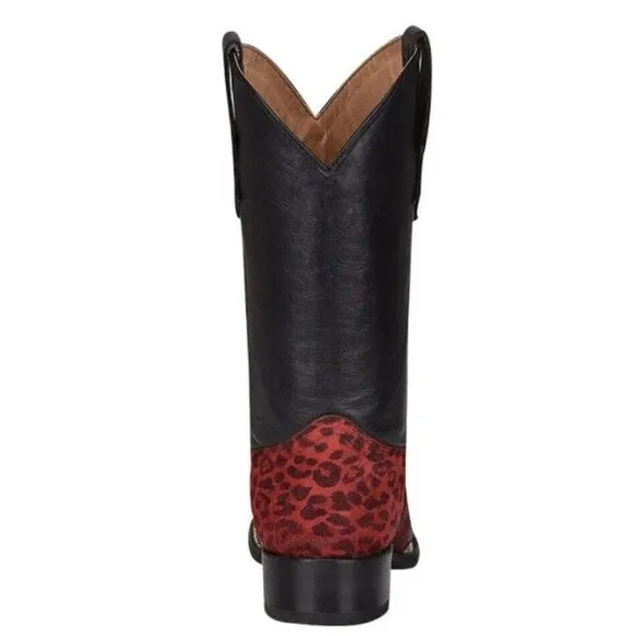 Circle‎ G by Corral Youth Leopard Print Western Boots Size 5 Ladies Size 7