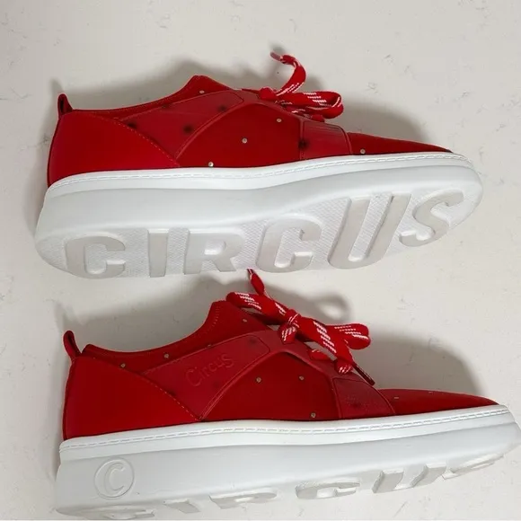 Circus By Sam Edelman Lakyn Women retro sneakers Shoes red size 7.5
