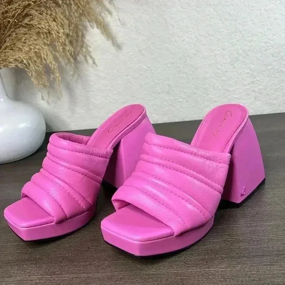 Circus by Sam Edelman Marlie Women's Size 5 Pink Crush Platform Sandal Shoes