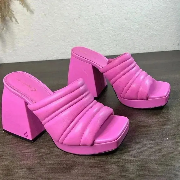 Circus by Sam Edelman Marlie Women's Size 5 Pink Crush Platform Sandal Shoes