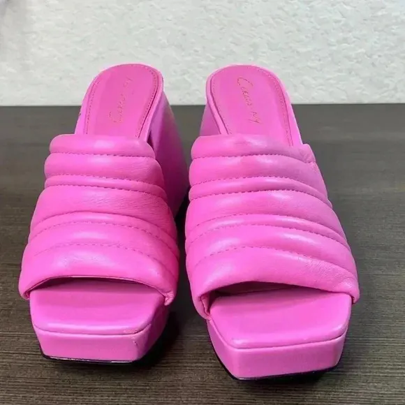 Circus by Sam Edelman Marlie Women's Size 5 Pink Crush Platform Sandal Shoes