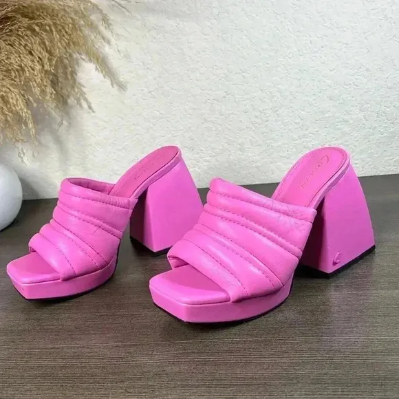 Circus by Sam Edelman Marlie Women's Size 5 Pink Crush Platform Sandal Shoes