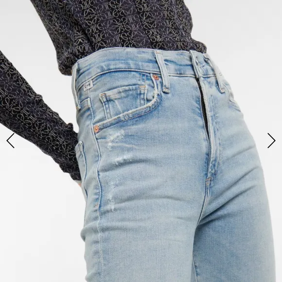Citizens of Humanity Oivia Crop Slim Straight Jean | Size 23 | Dante