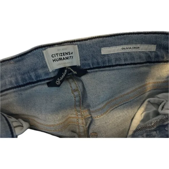 Citizens of Humanity Oivia Crop Slim Straight Jean | Size 23 | Dante