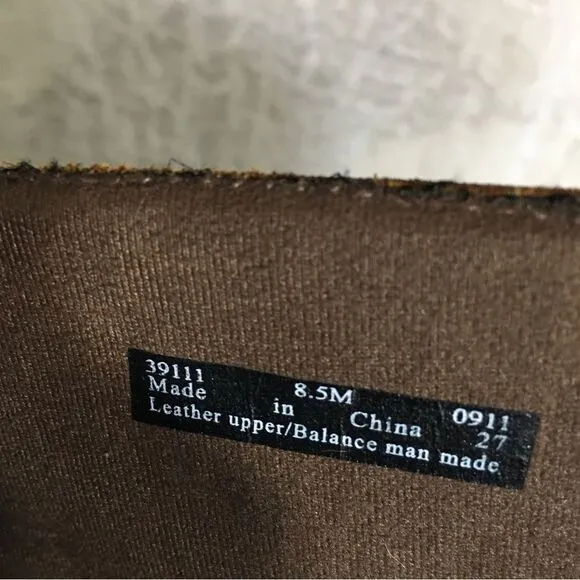 Clarks Buckle Strap Brown Leather Knee High Boots Size 8.5M