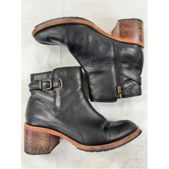 CLARKS Clarkdale Jax Boots Black Leather size 9