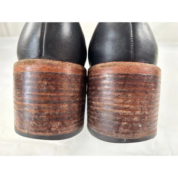 CLARKS Clarkdale Jax Boots Black Leather size 9