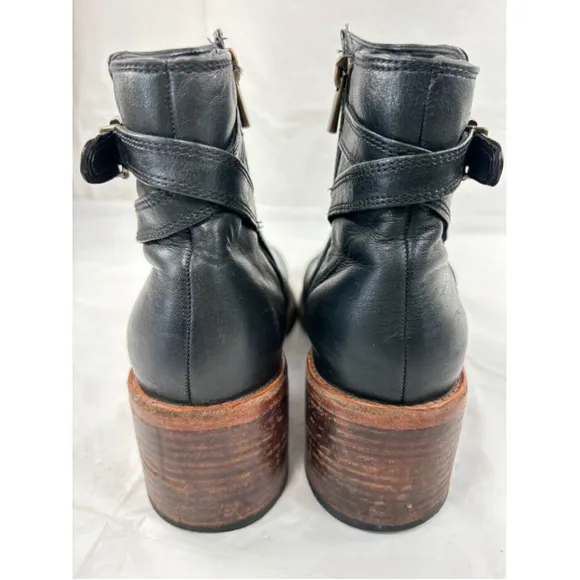 CLARKS Clarkdale Jax Boots Black Leather size 9