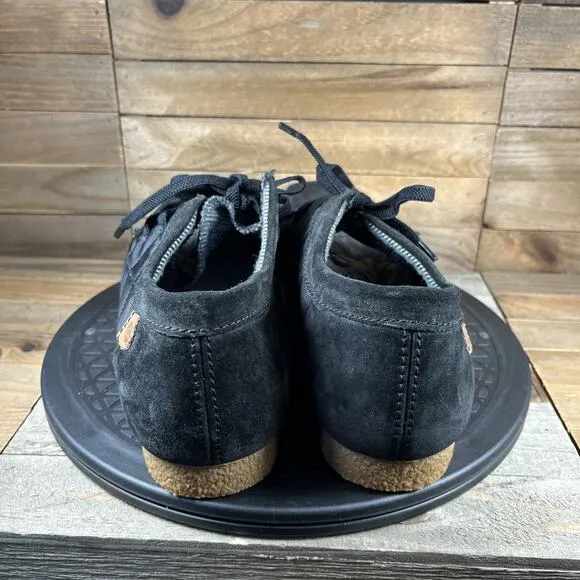 Clarks Mens Size US 10.5 Shacre II Step Black Casual Moccasin Shoes Lace Up NEW