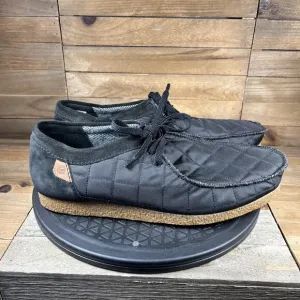 Clarks Mens Size US 10.5 Shacre II Step Black Casual Moccasin Shoes Lace Up NEW