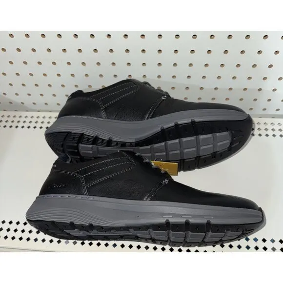 Clarks Motion Trek PT Mens Leather Casual Lace Up Sneakers Shoes Size 8 Black