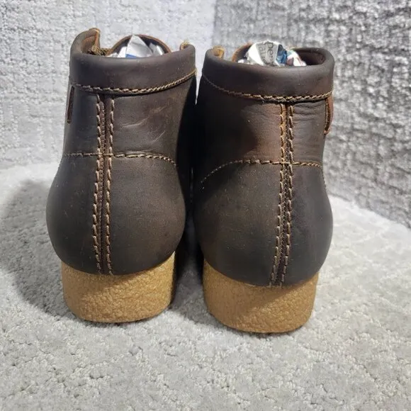 Clarks Shacre Men's Size 11.5 US Brown Leather Beeswax Ankle Boots