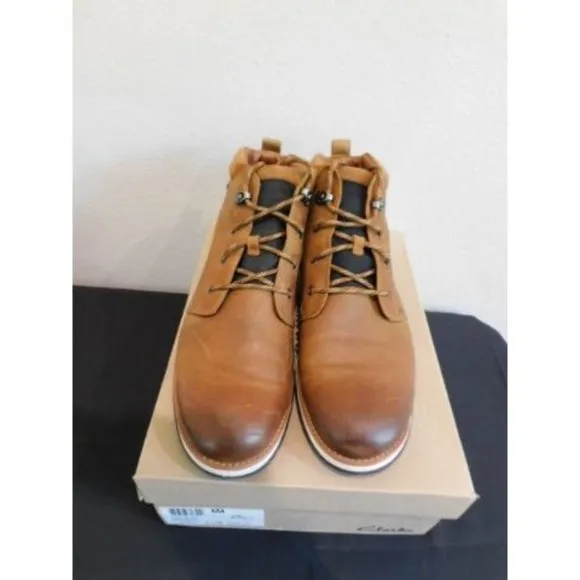 Clarks Topton Mid Gore-Tex GTX size US 11.5 M Men's Brown Casual Dress Boots
