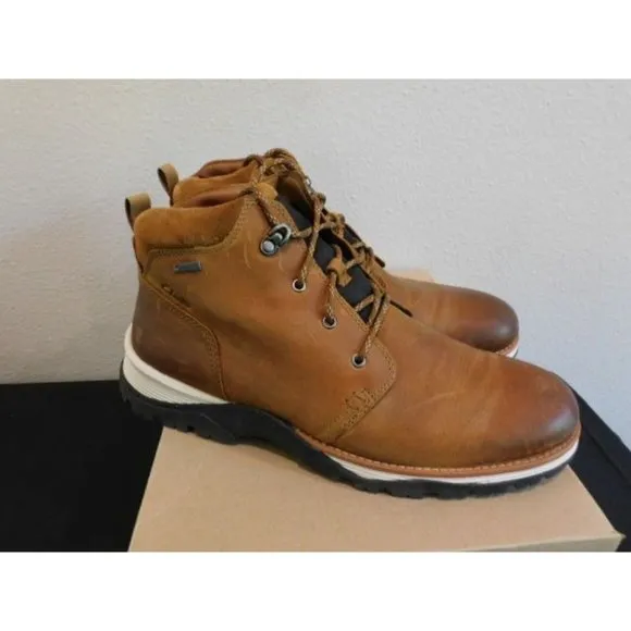 Clarks Topton Mid Gore-Tex GTX size US 11.5 M Men's Brown Casual Dress Boots