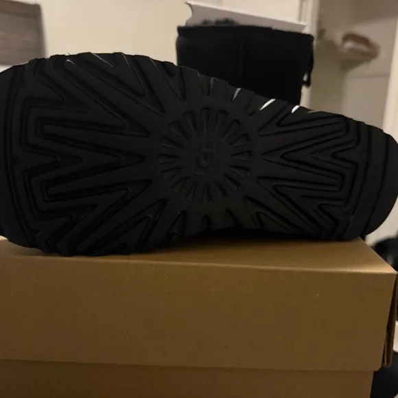 Classic Black Mini UGG Suede Boots