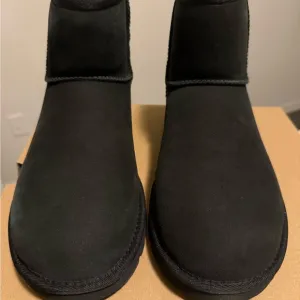 Classic Black Mini UGG Suede Boots