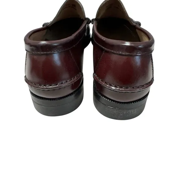 CLASSIC COLLECTION Spain Men's Size 9.5 EE Genuine Leather Penny Loafers Oxblood