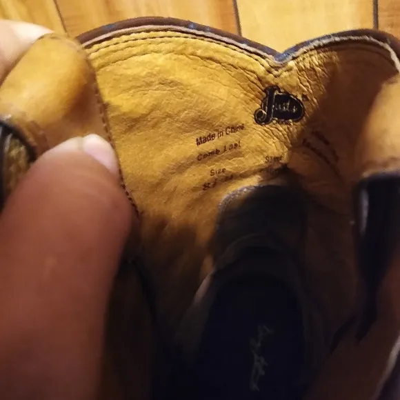 Classic Justin Men's Leather Cowboy Work Boots