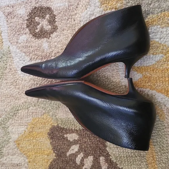 Céline pointy patent ankle boots