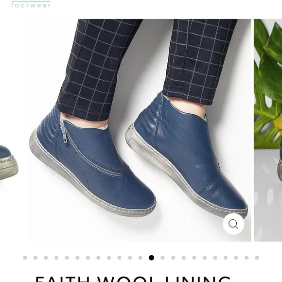 Cloud Faith Wool Lining Ankle Boots Size 40