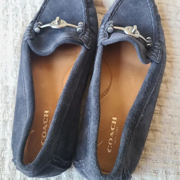 Coach Arlene Moccasin Suede Loafers Women's Size 7 B