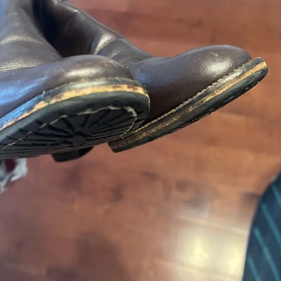 Coach Brown Leather Ankle Boots