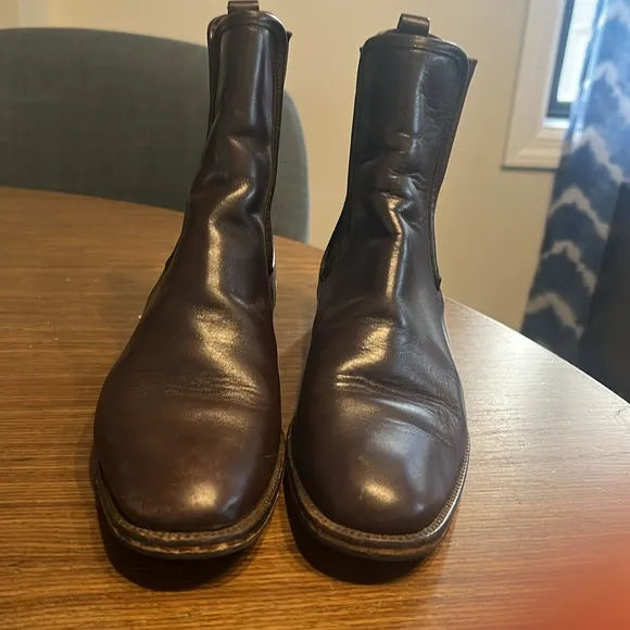 Coach Brown Leather Ankle Boots