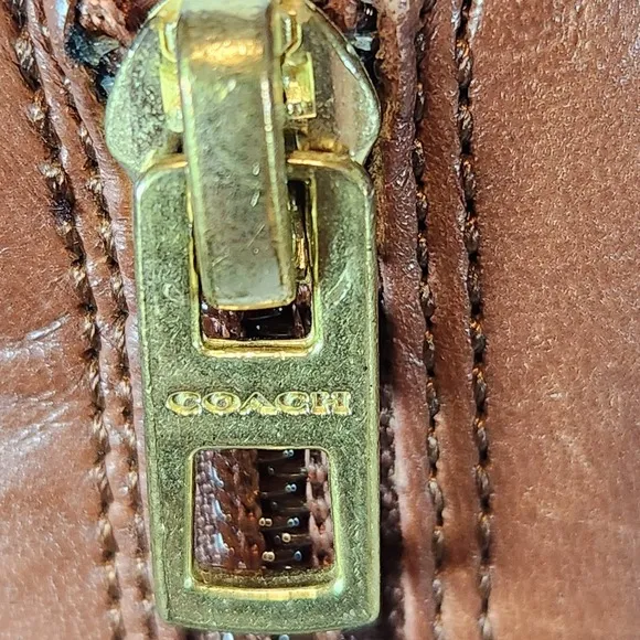 Coach Essex Women Brown Leather‎ TALL Knee High HARNESS Fashion RIDING Boots 8 B