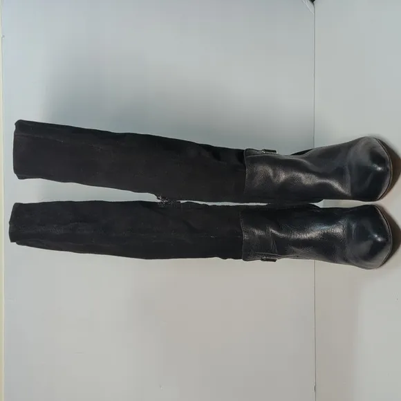 Coach Fara black tall Boots womans size 9 EU 39