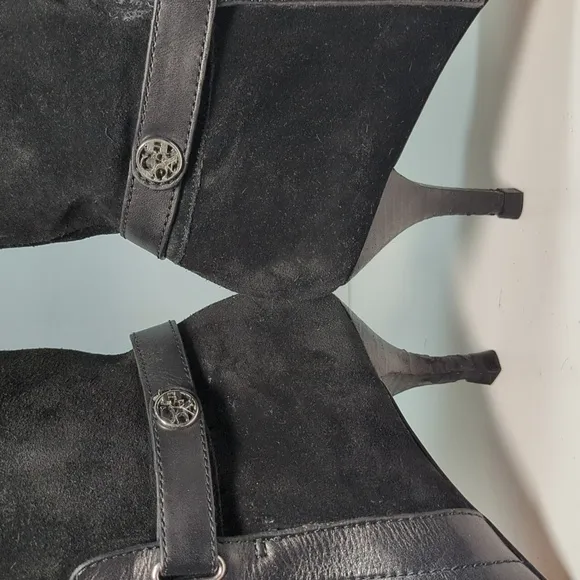 Coach Fara black tall Boots womans size 9 EU 39