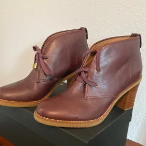 Coach leather ankle boots