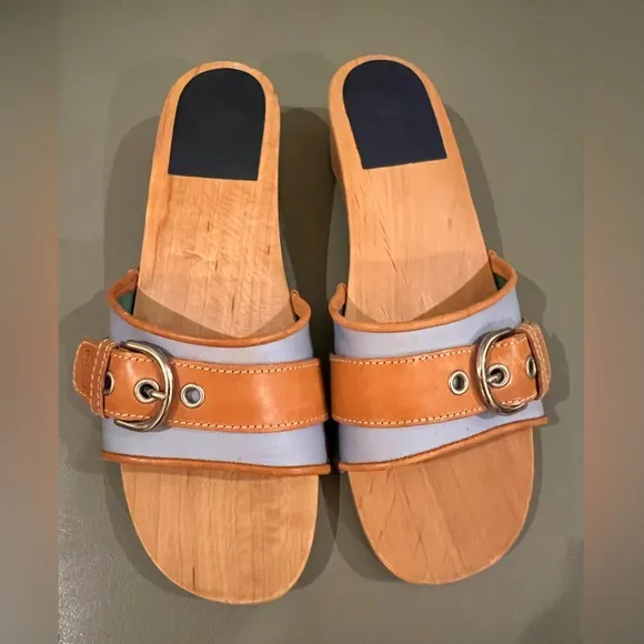 Coach Tan and Gray Women's Sandals