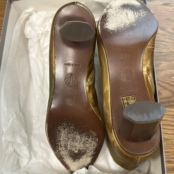 Coclico Gold Booties - 38 1/2