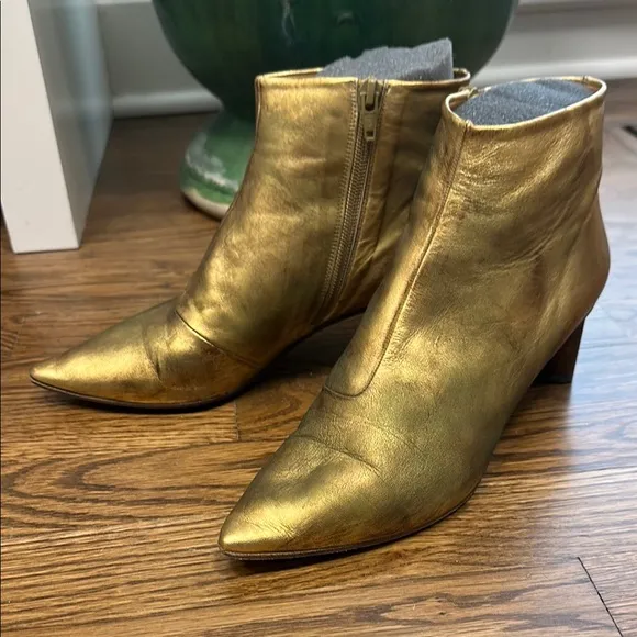 Coclico Gold Booties - 38 1/2