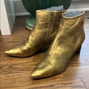 Coclico Gold Booties - 38 1/2