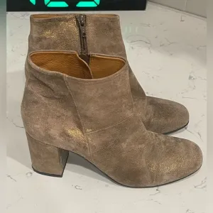 Coclico Metallic Suede Ankle boots 37.5