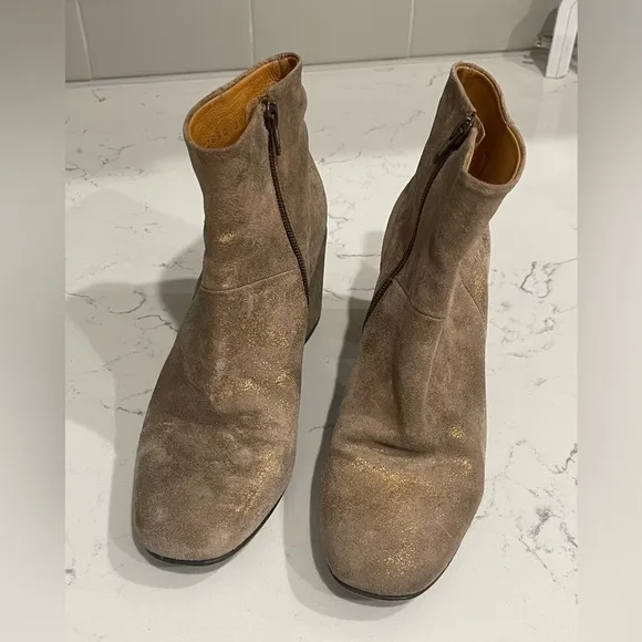 Coclico Metallic Suede Ankle boots 37.5