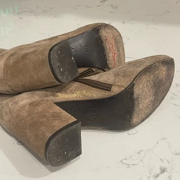 Coclico Metallic Suede Ankle boots 37.5