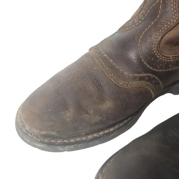 Cody James Saddle Soft Toe Work Boot Dark Brown Men's Size 8.5 D Style C9RR2