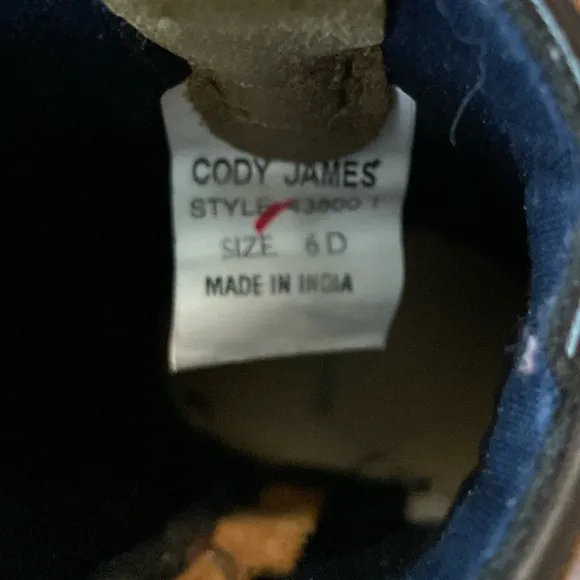 Cody James Toddler Boys' USA Flag Western Boots size 6C